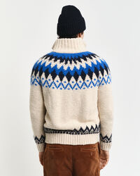 Cárdigan de jacquard con cremallera