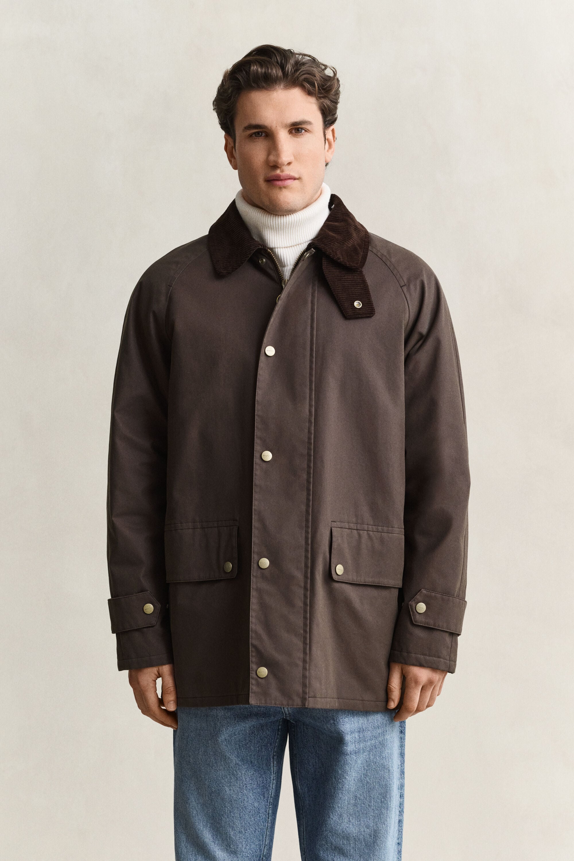 Chaqueta rústica encerada