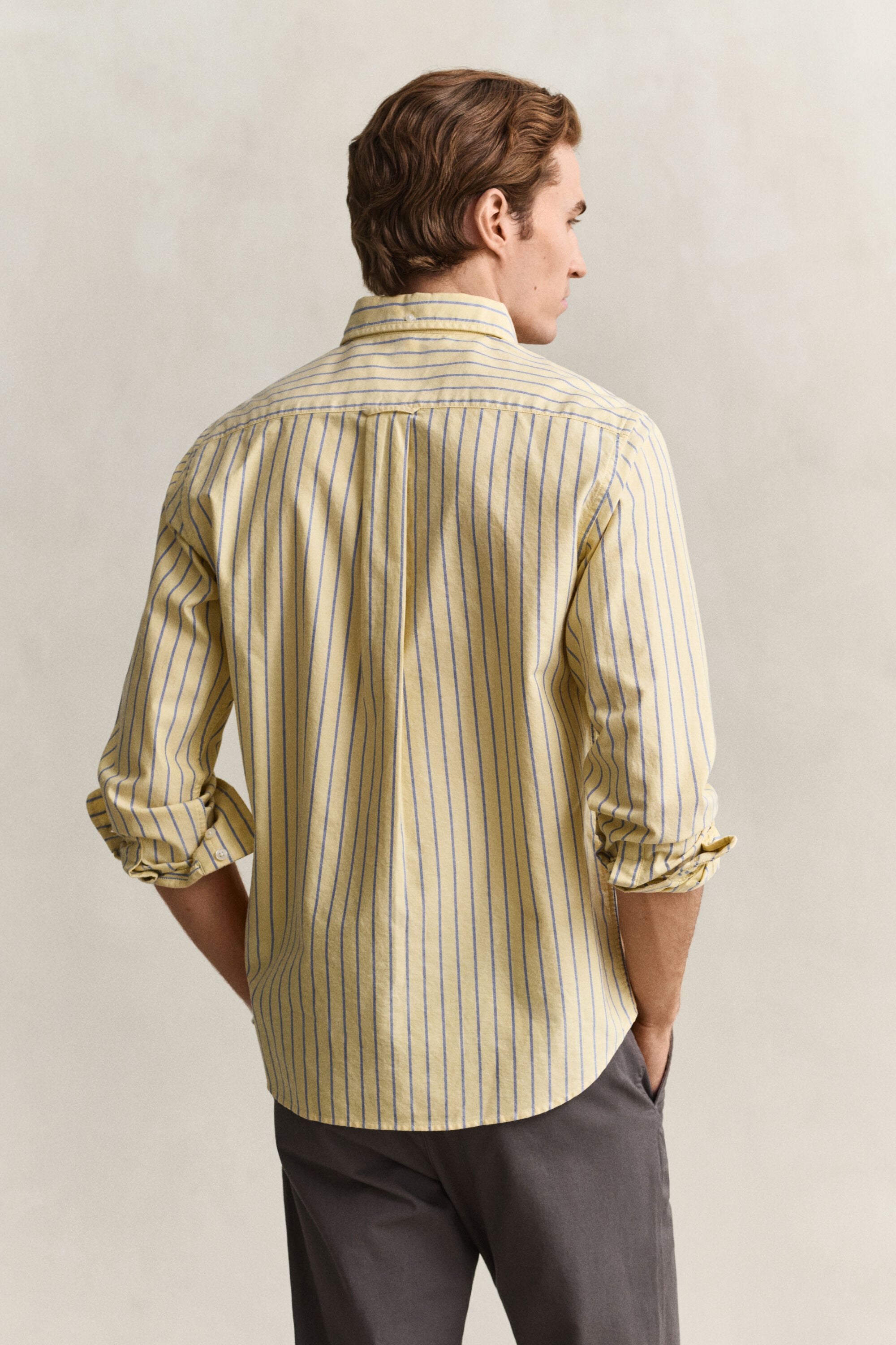 Camisa Oxford clásica a rayas