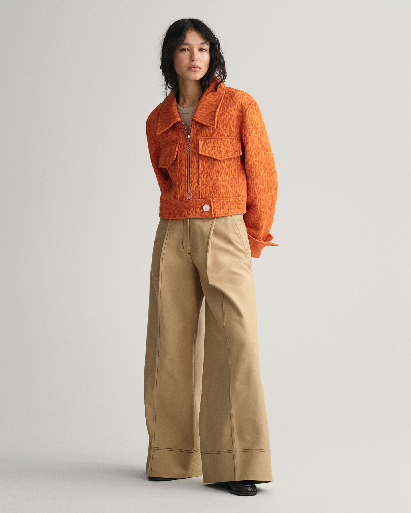 Chaqueta corta Bouclé