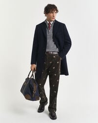 Abrigo de lana clásico