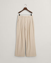 Pantalones de vestir Regular Fit en lino elástico