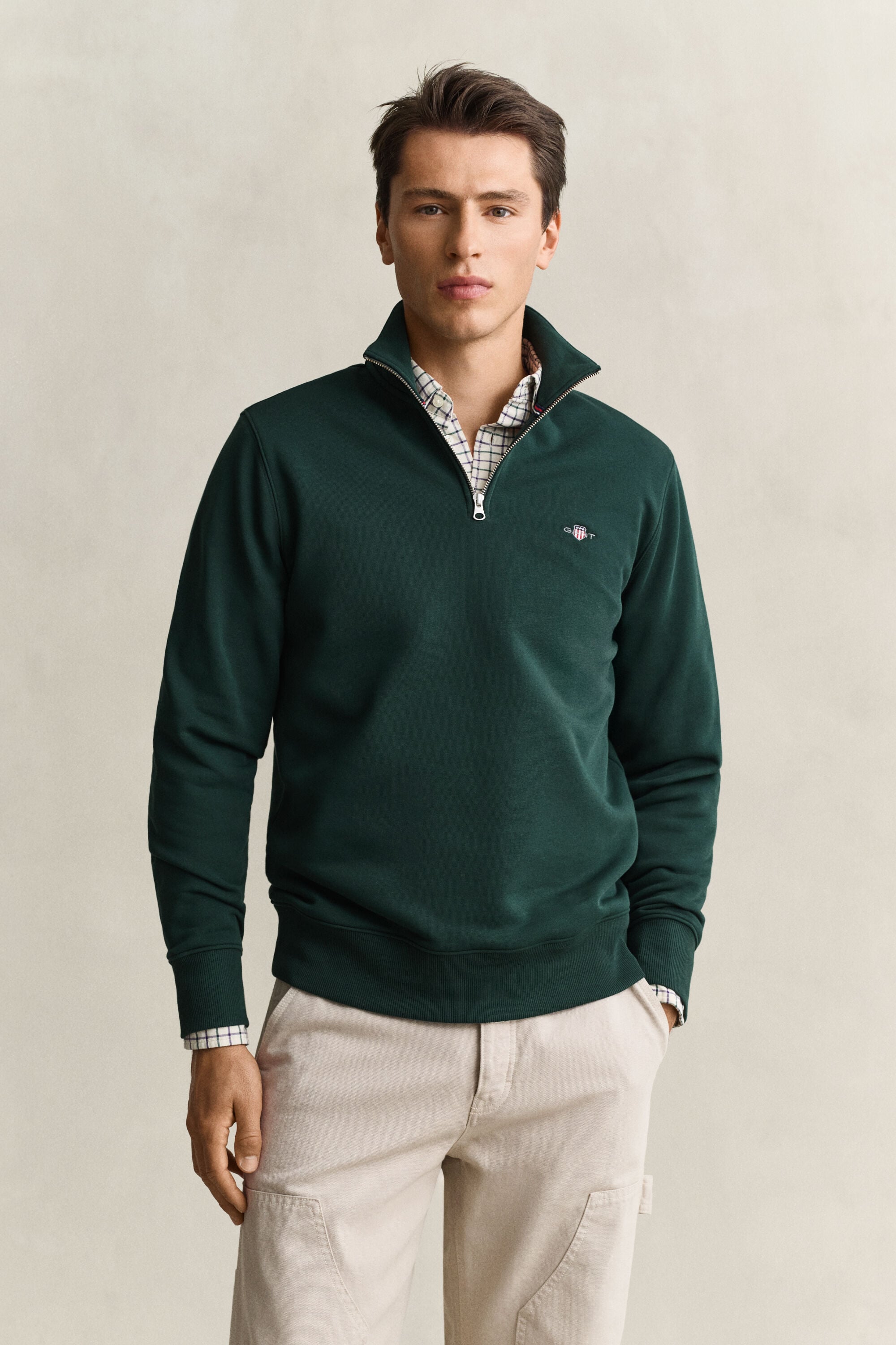 Sudadera Shield con media cremallera