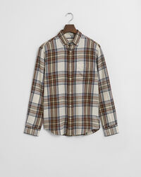 Camisa Regular Fit de franela Windblown a cuadros
