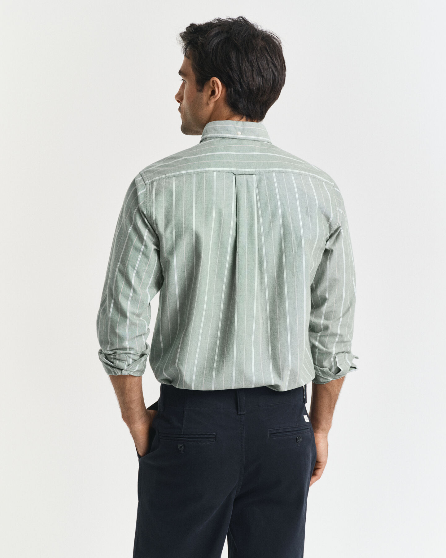 Camisa Oxford clásica Regular Fit a rayas