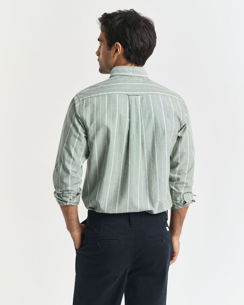 Camisa Oxford clásica Regular Fit a rayas