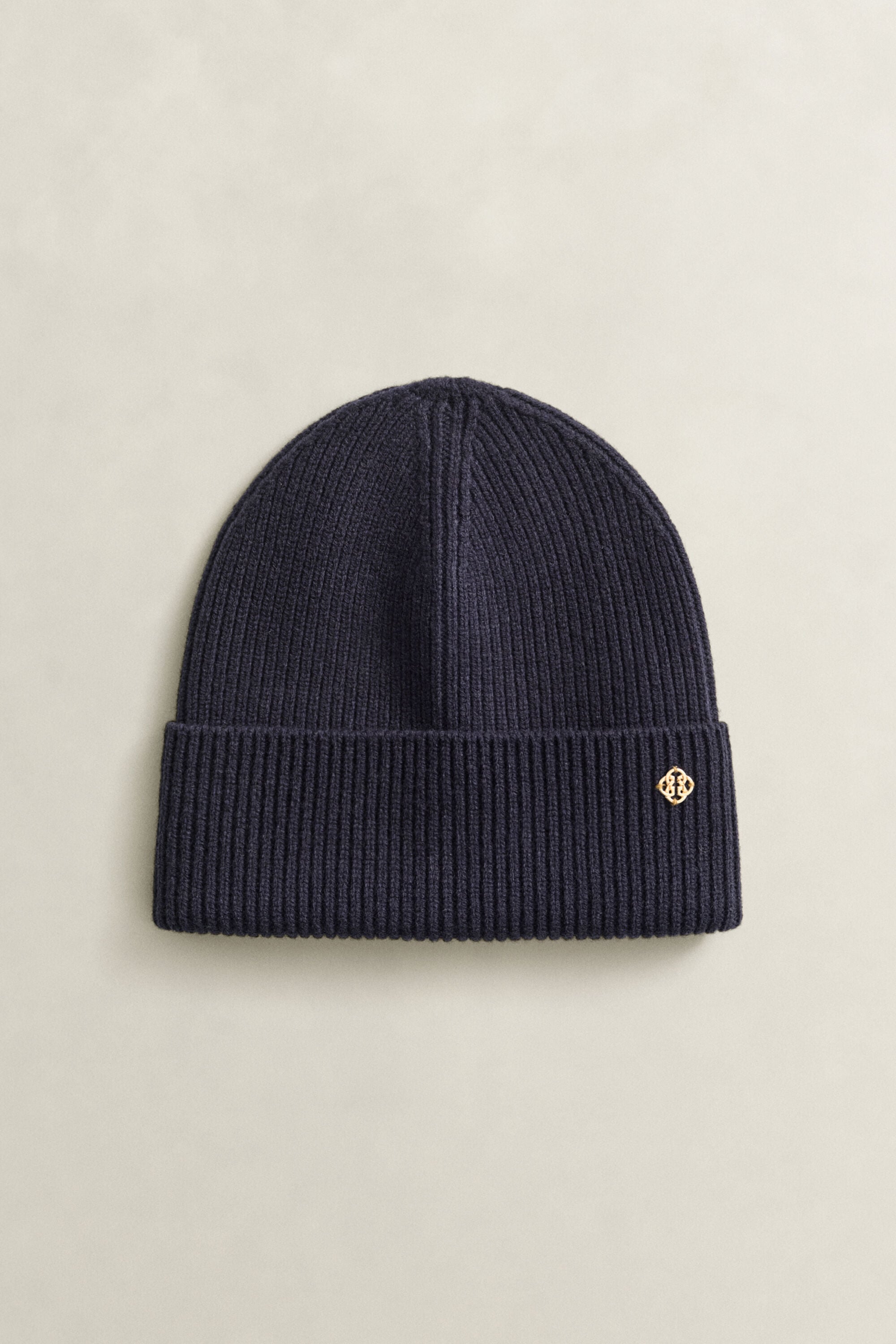 Gorro de lana acanalado