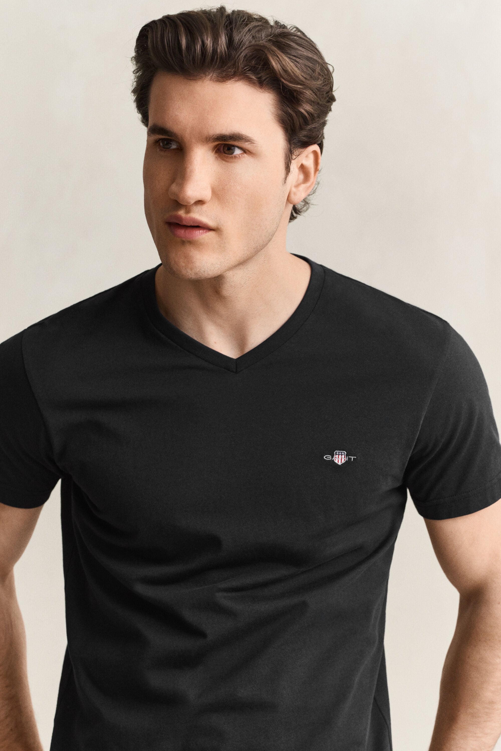 Camiseta Shield con cuello de pico