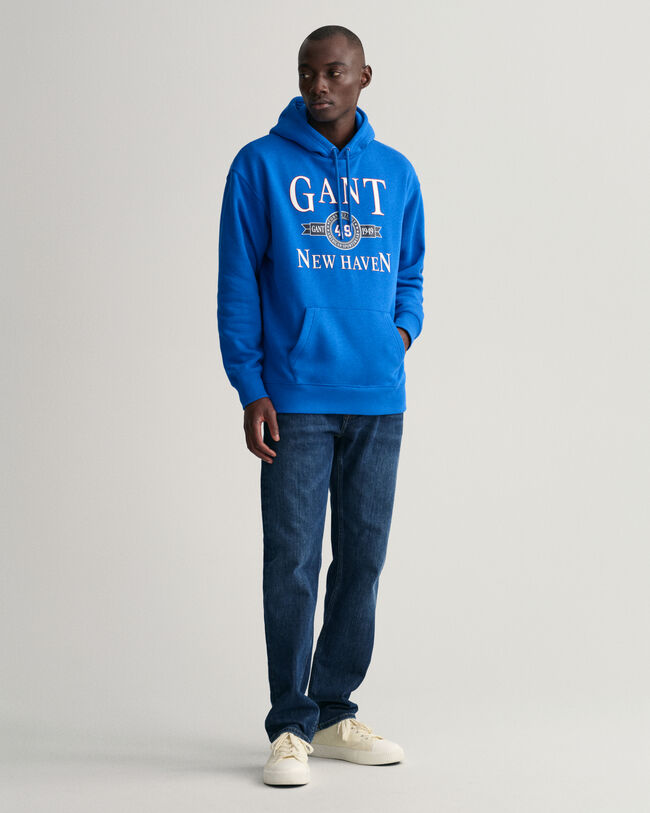 Sudadera con capucha Retro Crest