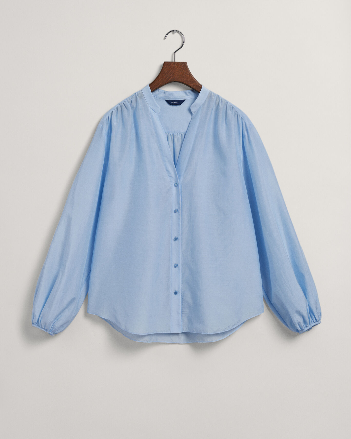 Blusa Relaxed Fit de seda y algod&oacute;n