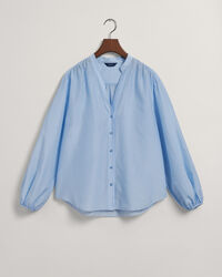 Blusa Relaxed Fit de seda y algod&oacute;n