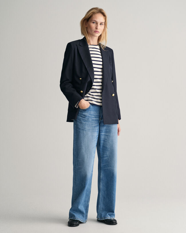 Camiseta de manga larga a rayas