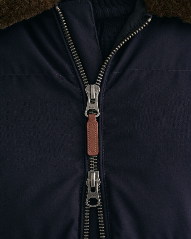 Chaqueta acolchada de franela