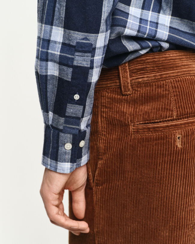 Camiseta Regular Fit a cuadros de tela escocesa jaspeados