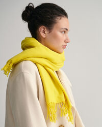 Bufanda tejida de lana Solid