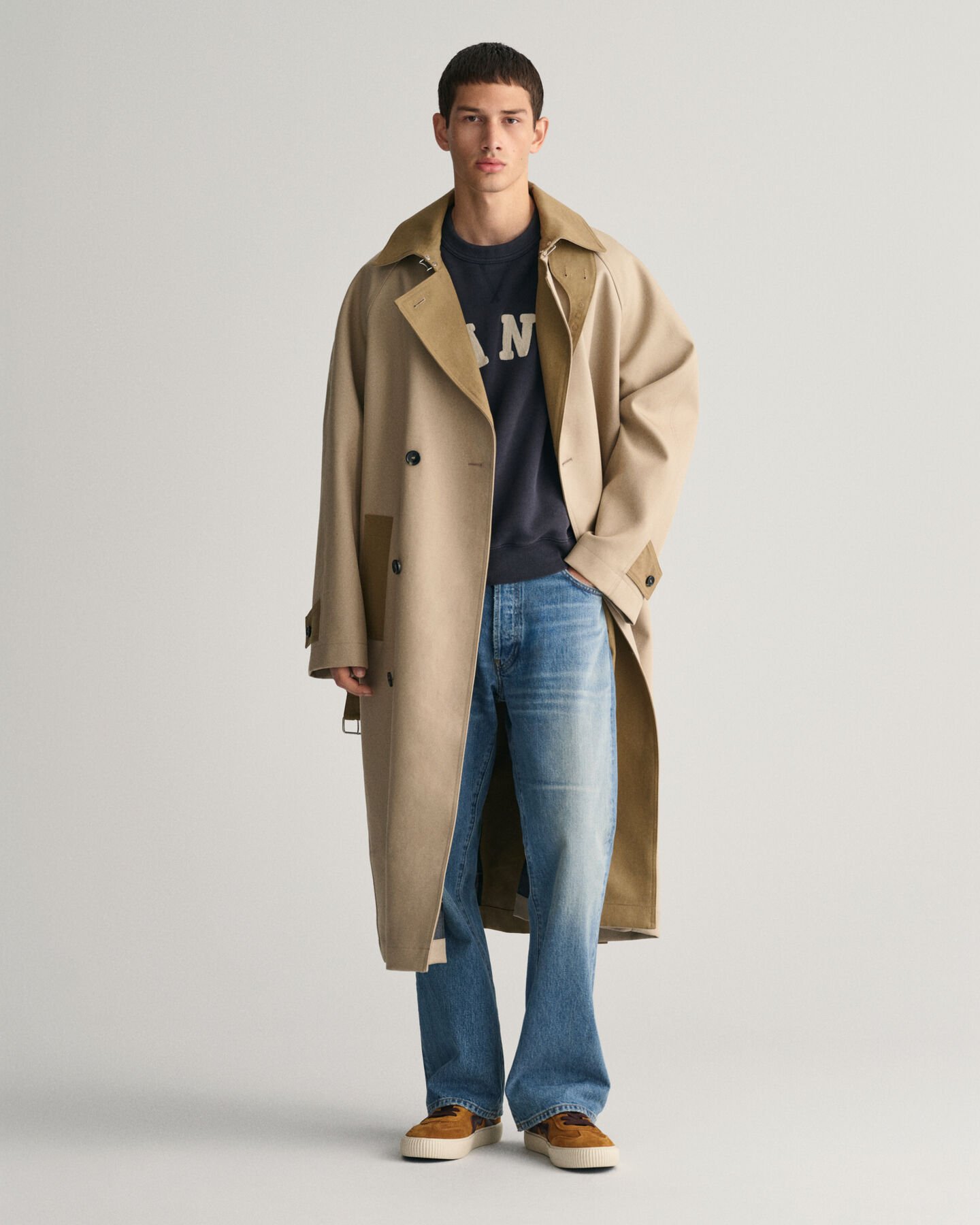 Gabardina de algodón grueso