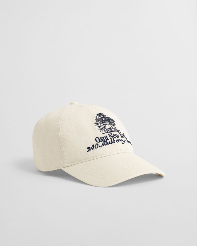 Gorra de sarga lavada
