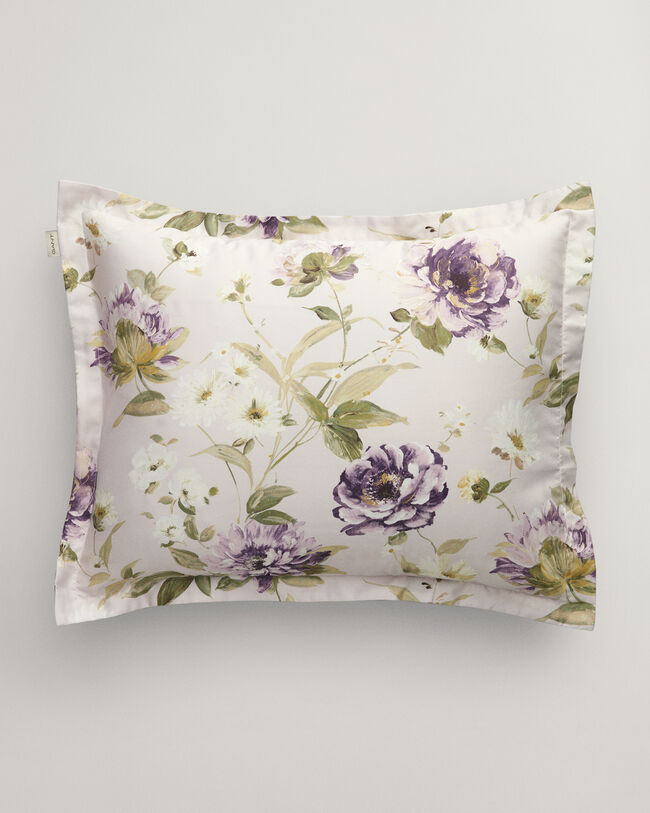 Funda de almohada con estampado de flores