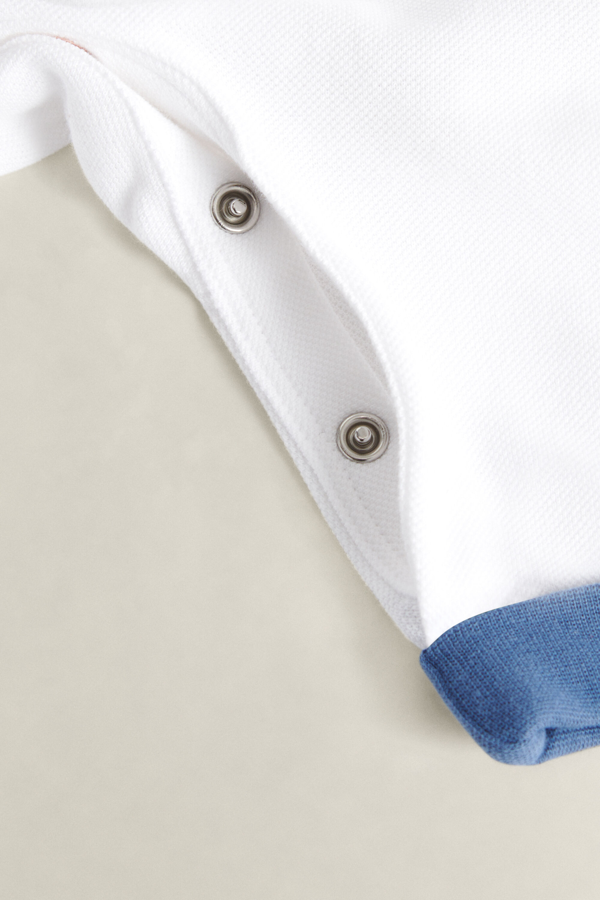 Pelele con cuello de polo Baby Boys