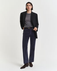 Jersey de cuello redondo en lana merino extrafina