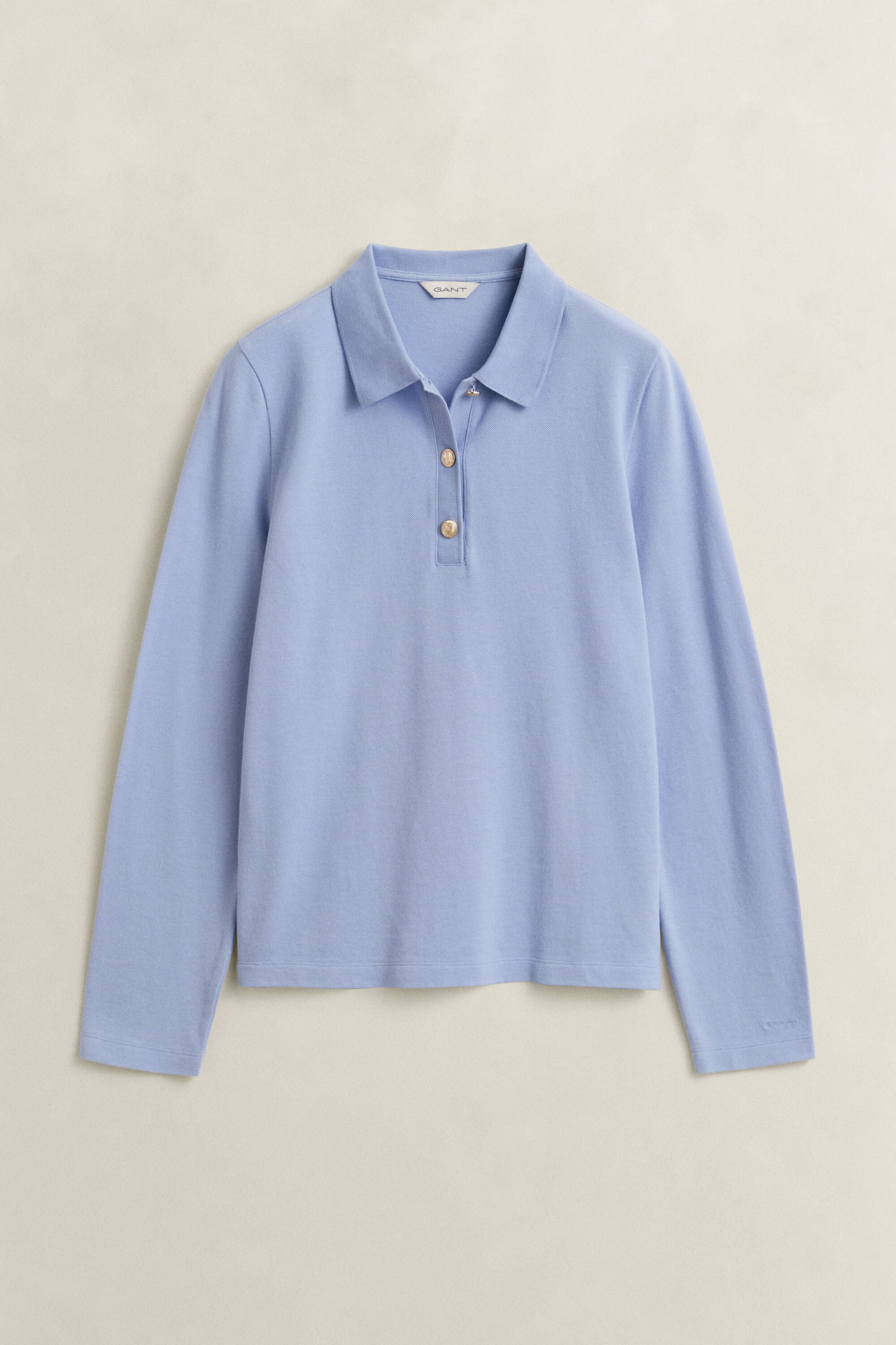 Polo de manga larga de piqué