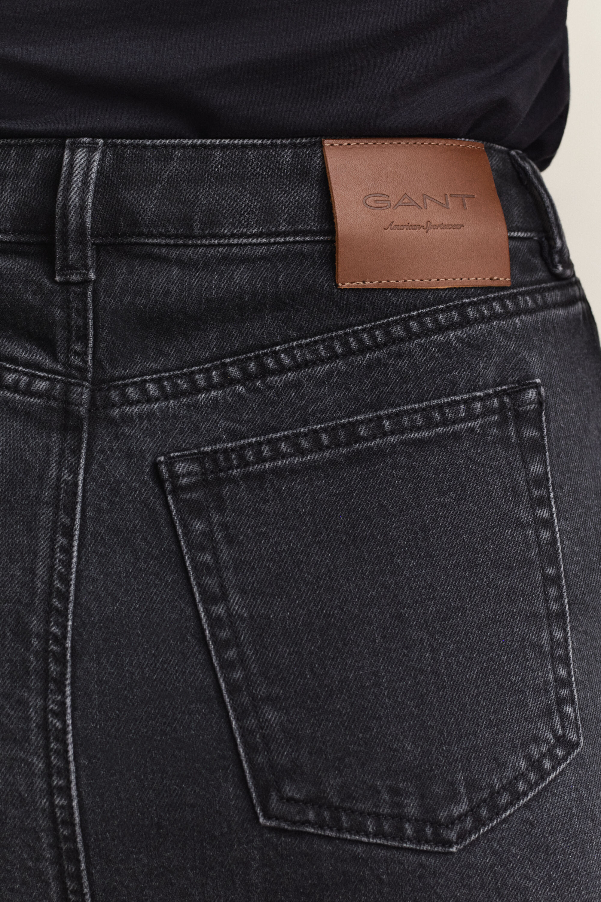 Falda de tubo vaquera