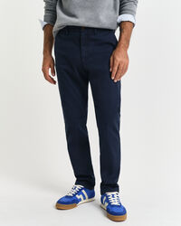 Pantalones chinos estructurados Slim Fit con textura labrada
