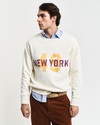 Sudadera de cuello redondo con gráfico