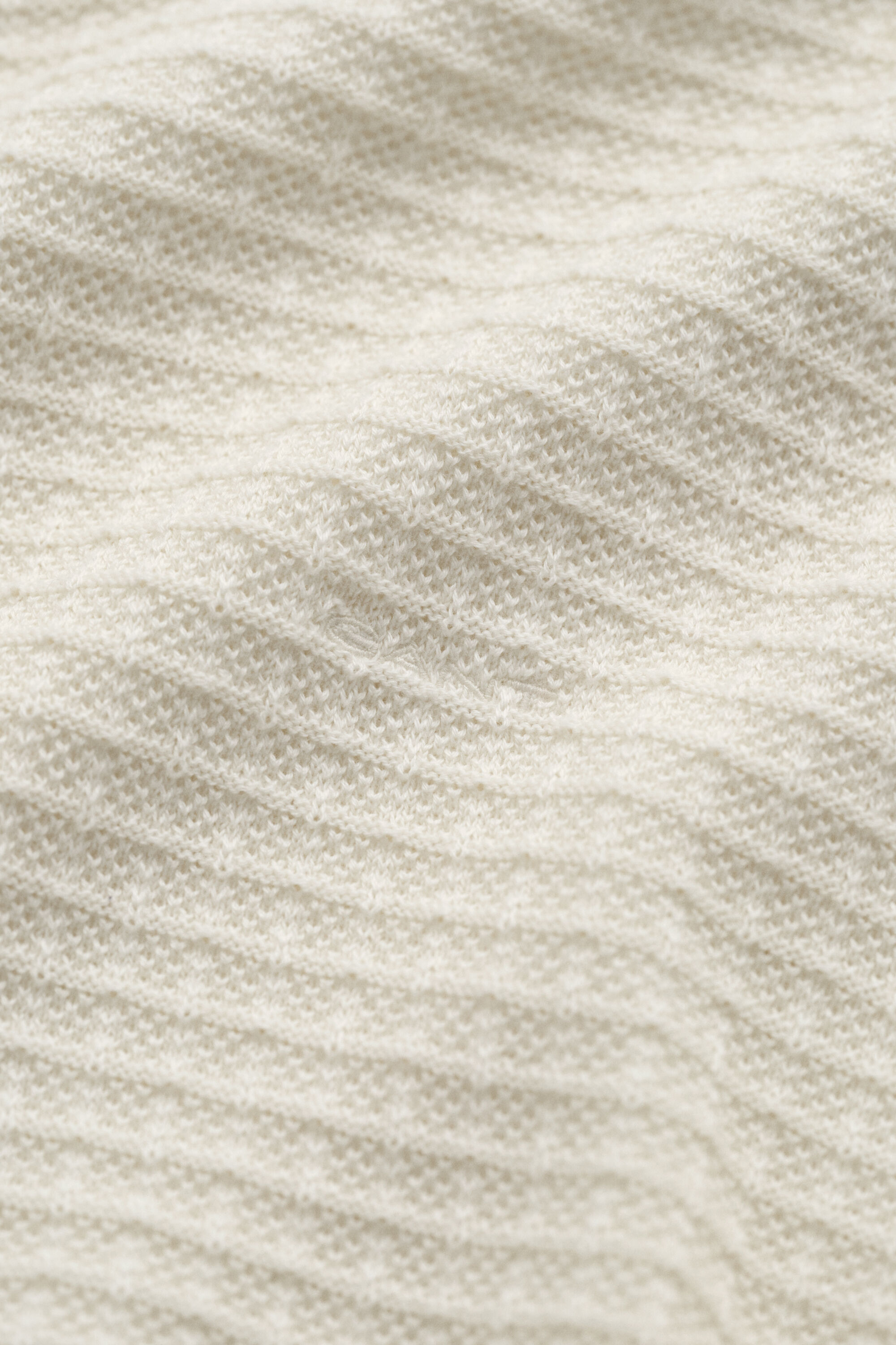Jersey de cuello redondo con textura