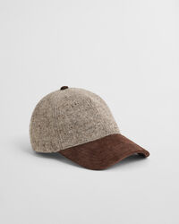 Gorra de lana con textura