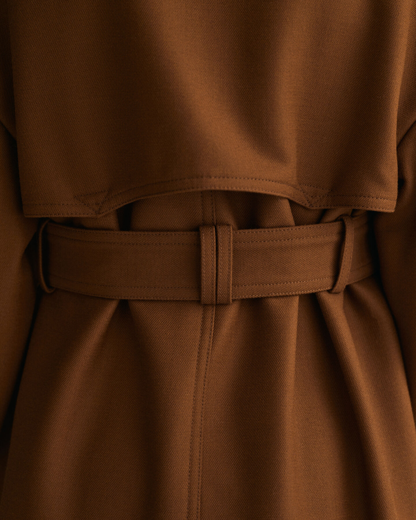 Gabardina en mezcla de lana