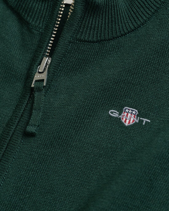 Cárdigan con cremallera de algodón Shield Kids