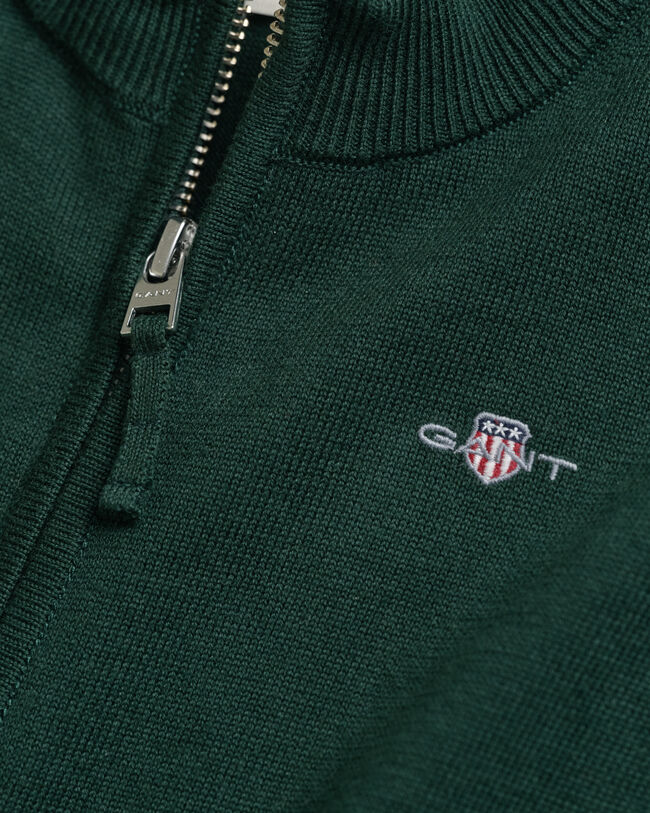 Cárdigan con cremallera de algodón Shield Kids