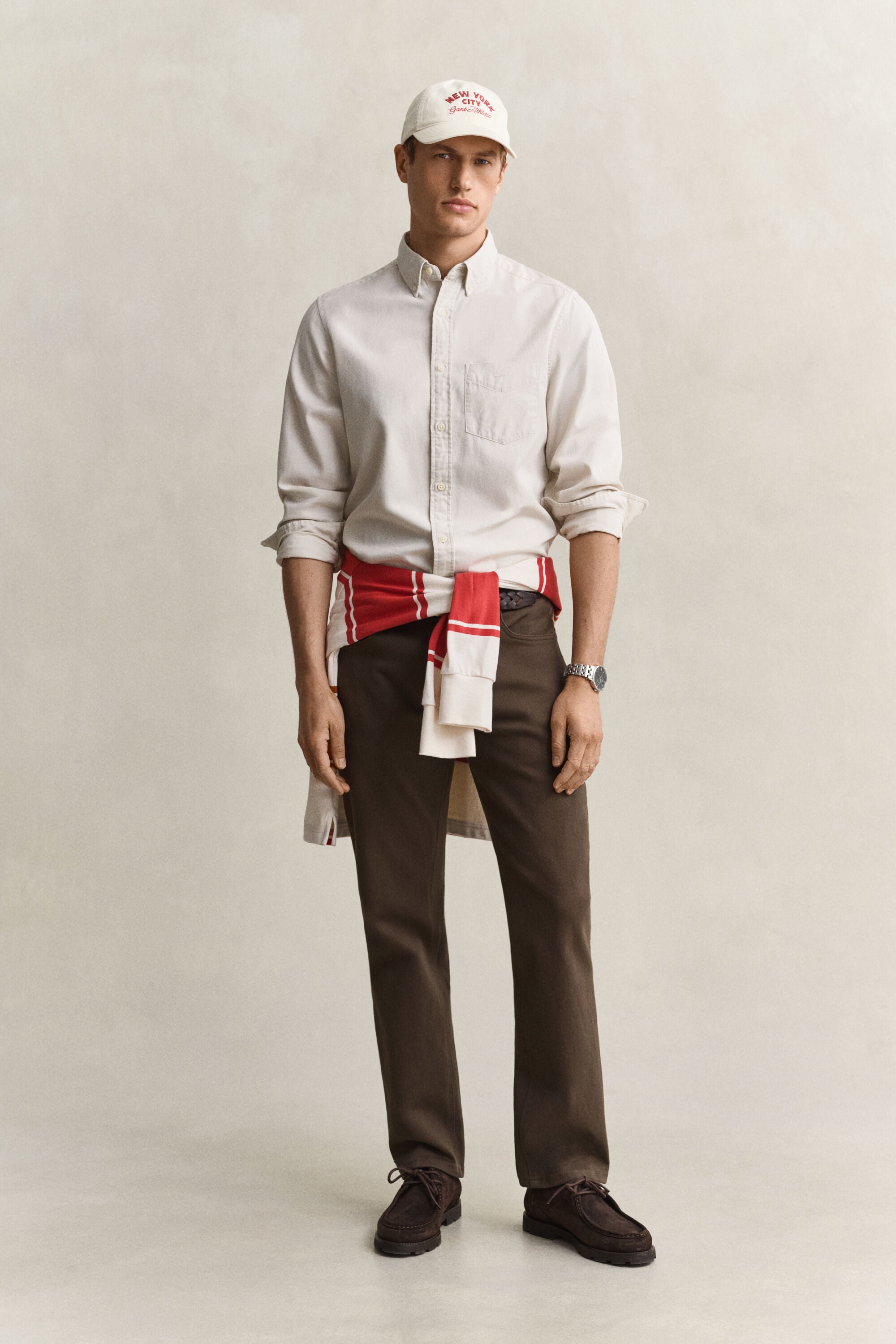 Camisa Regular Fit de sarga