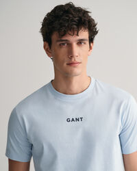 Camiseta GANT Logo pequeño en contraste