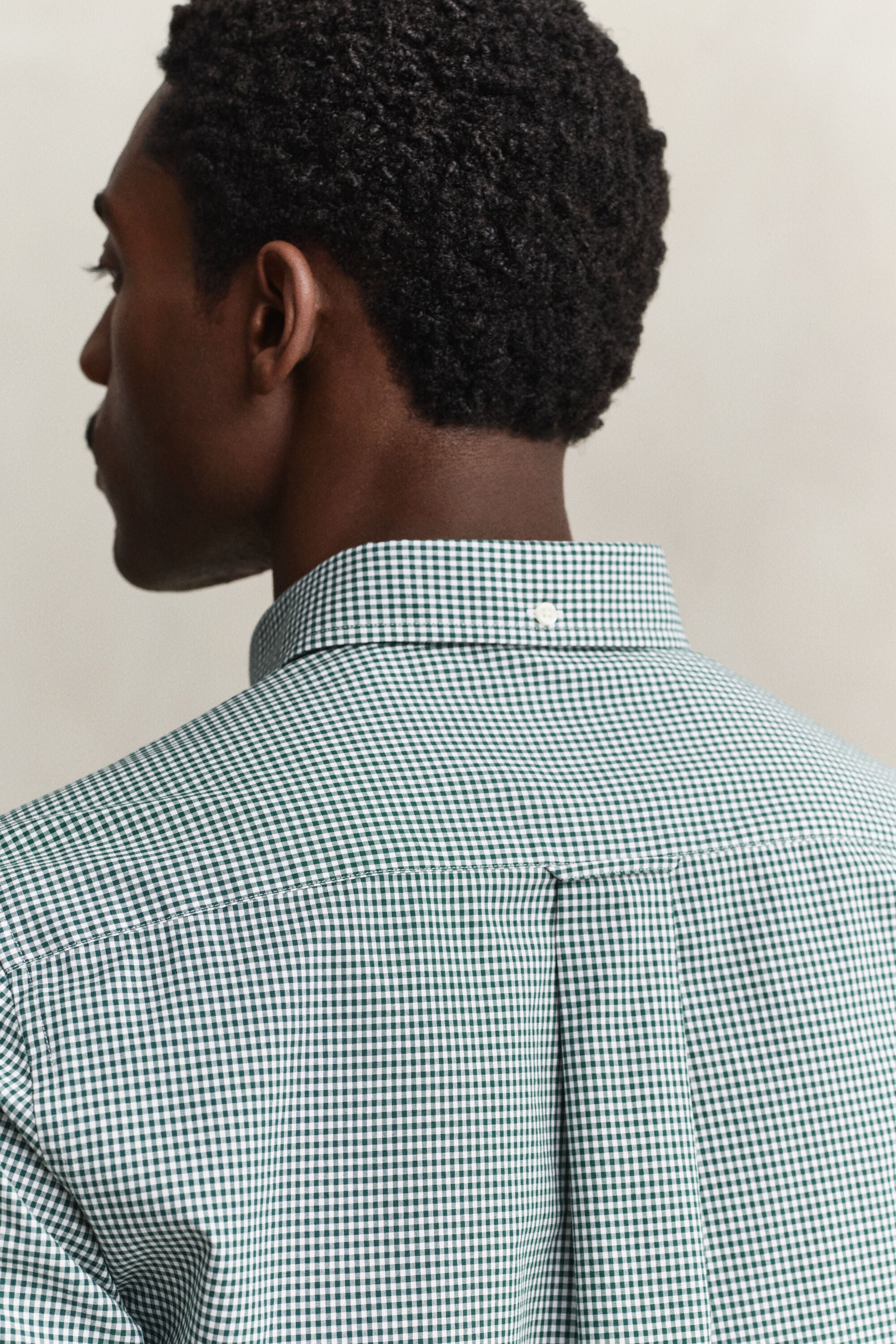Camisa clásica de popelina de cuadros Vichy