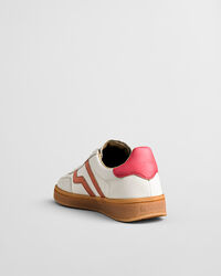 Zapatillas Cuzima de ante y piel metalizada