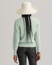 C&aacute;rdigan de algod&oacute;n acanalado