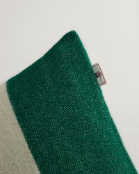 Cojín de lana a rayas