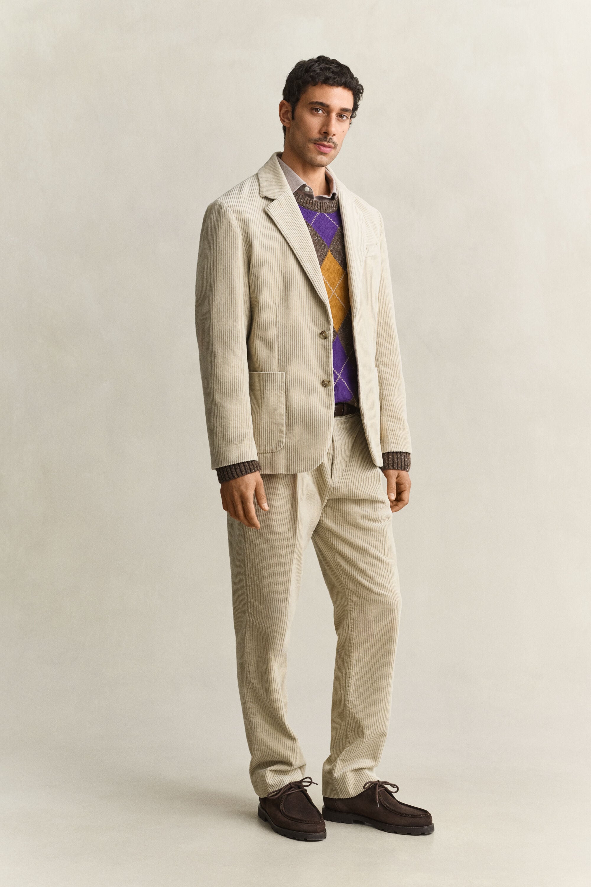 Chaqueta de traje de pana