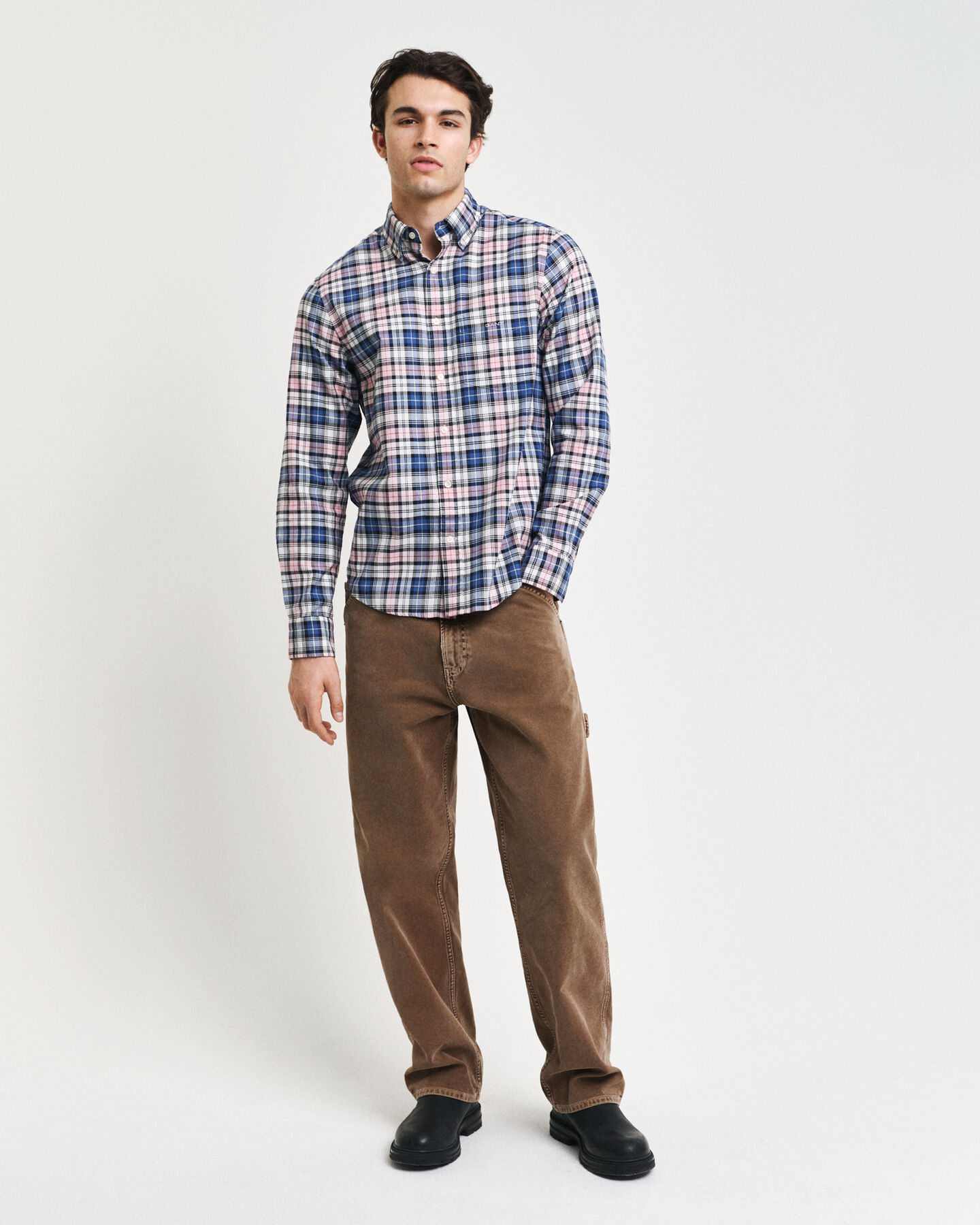 Camisa Oxford Regular Fit Archive a cuadros