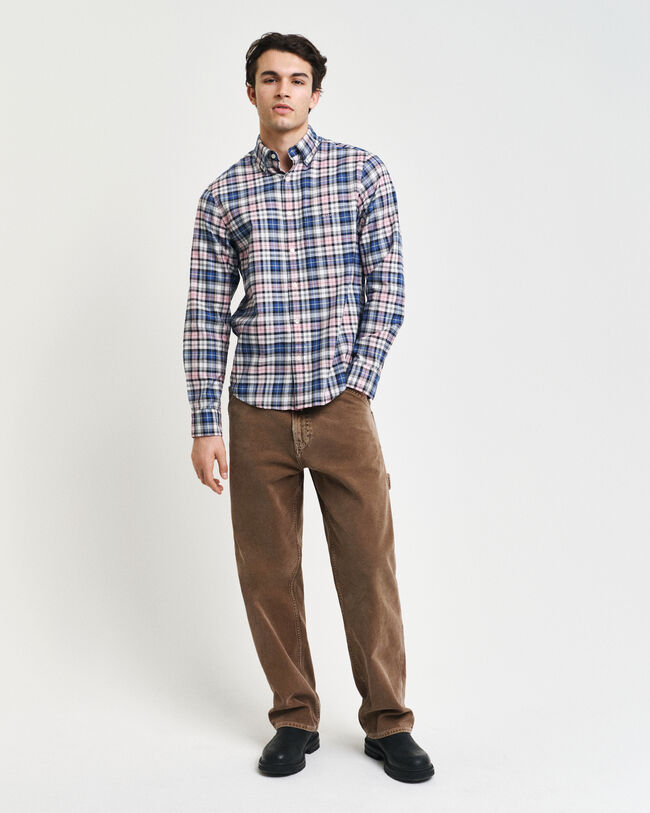 Camisa Oxford Regular Fit Archive a cuadros