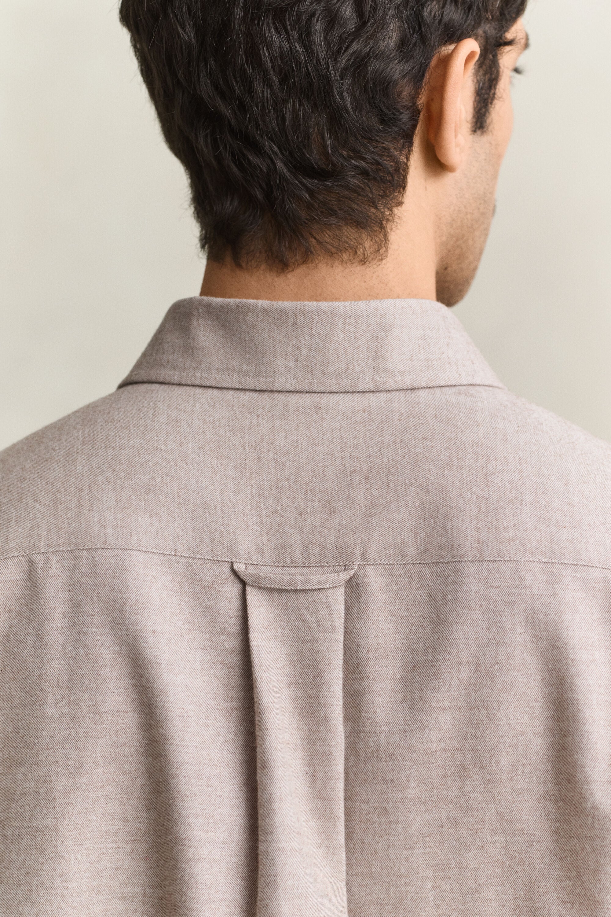 Camisa de franela jaspeada