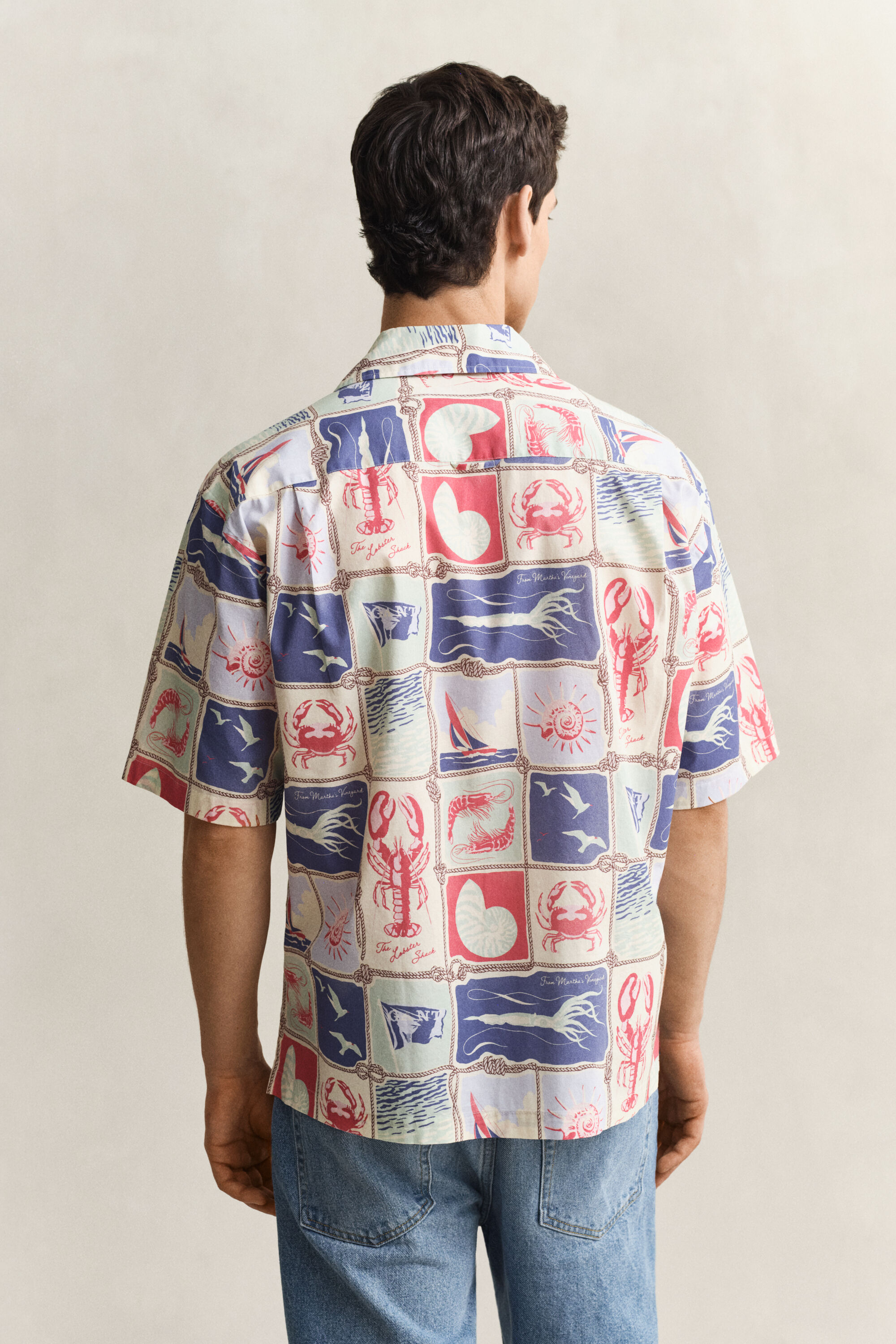 Camisa de manga corta Nautical