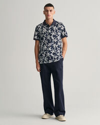 Polo de piqué Palm Lei Print