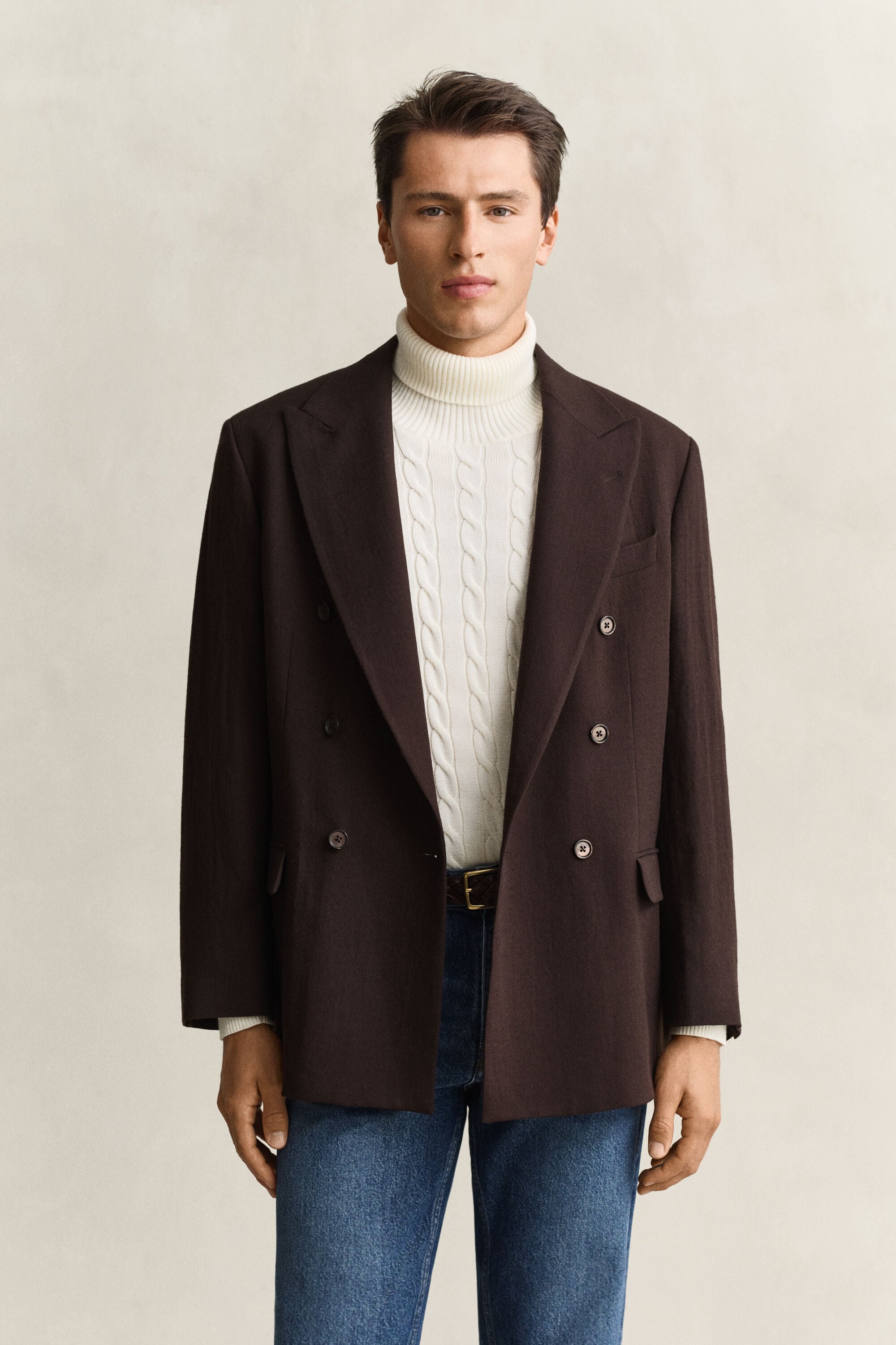 Chaqueta de traje de lana