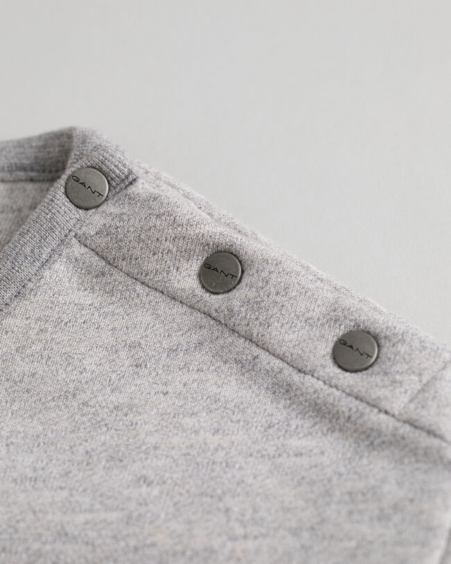 Sudadera de cuello redondo con bloques de color