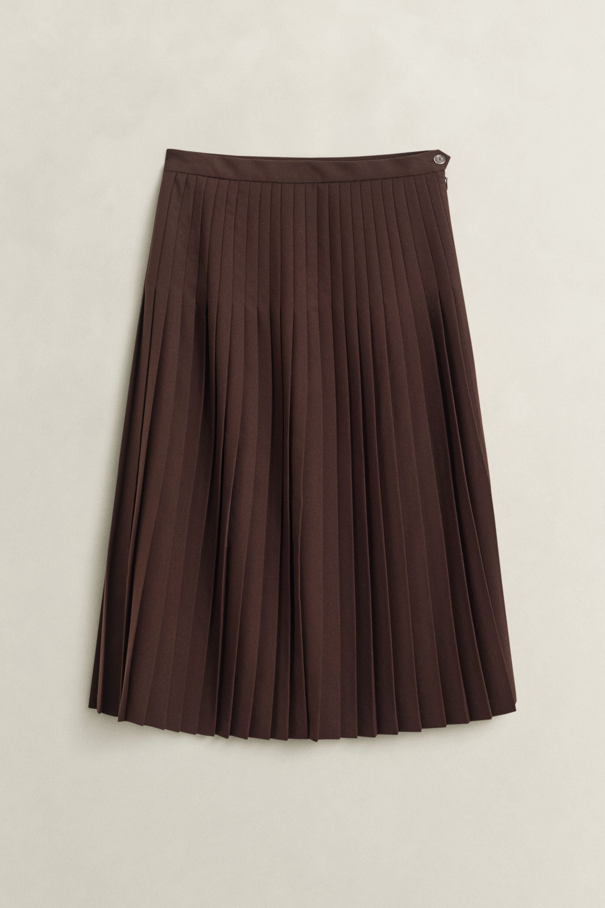 Falda midi plisada