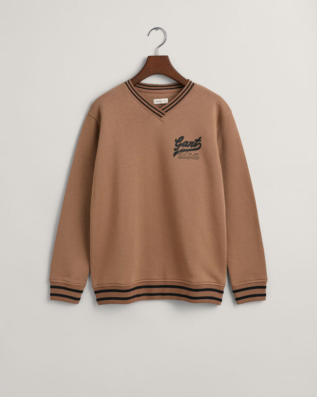 Sudadera GANT USA con cuello de pico Teen Girls