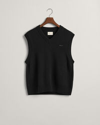 Chaleco de lana y algod&oacute;n